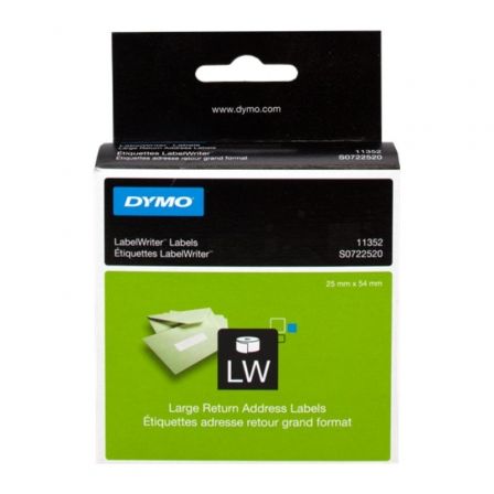 Dymo Etiquetas LabelWriter 25x54mm Blanco (500 unidades) Dymo Etiquetas LabelWriter 25x54mm Blanco (500 unidades)